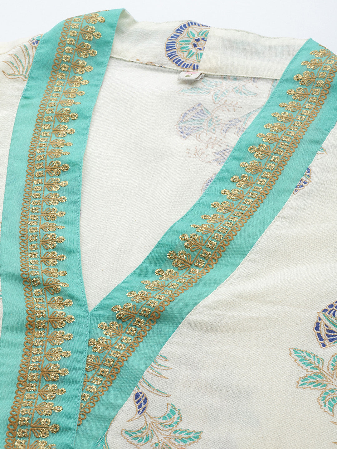 Cotton Dhoti Kurta Set | Floral Print Women's Dhoti Outfit
