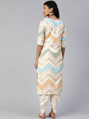 Long And Short Kurta with Pant-AHKUDO-Combo-290