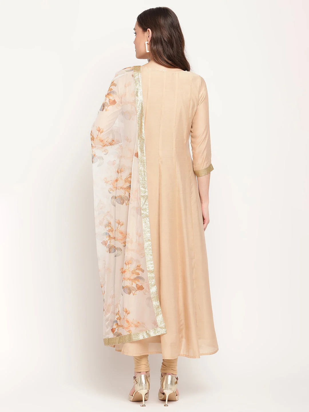 Anarkali Kurta with Dupatta: Printed Indian Kurtas for Ladies