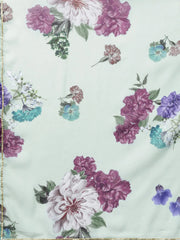 Mauve A-Line Kurta Set-AHKUDU-Combo-142