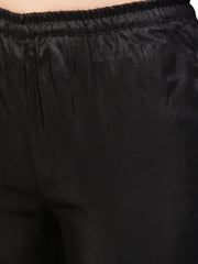 Black with Bright Pink Kurta Set-AHKUDUPN-Combo-115