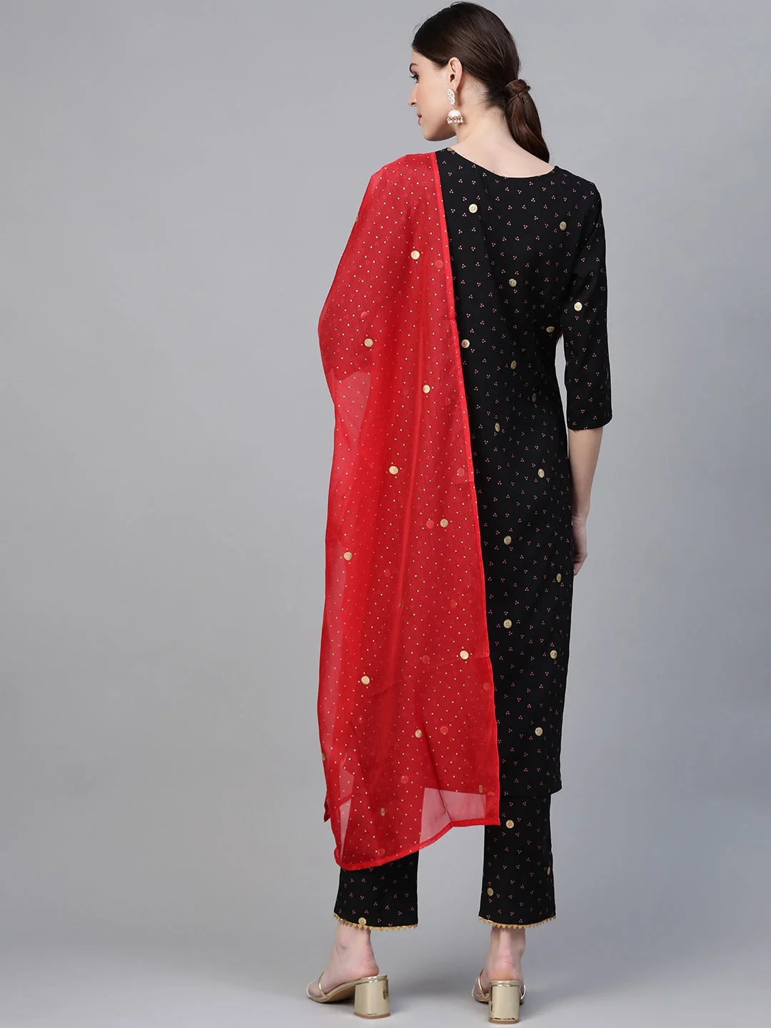 Bandhani Print Kurta Set | Women's Indian Kurta Sets Online