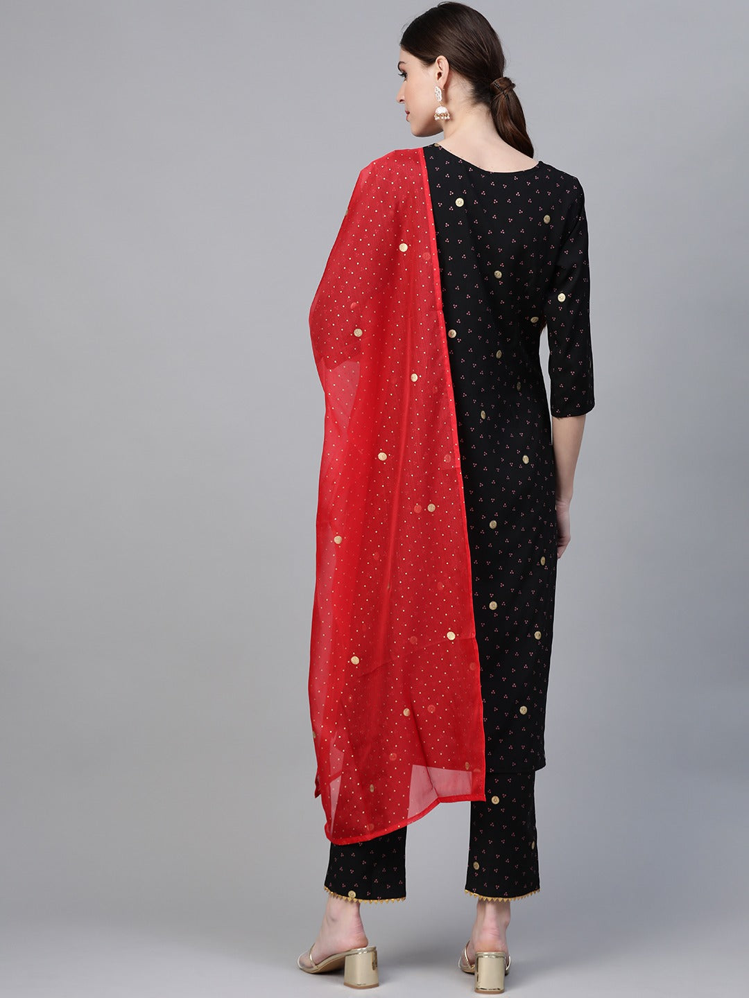Bandhani Print Kurta Set | Women's Indian Kurta Sets Online