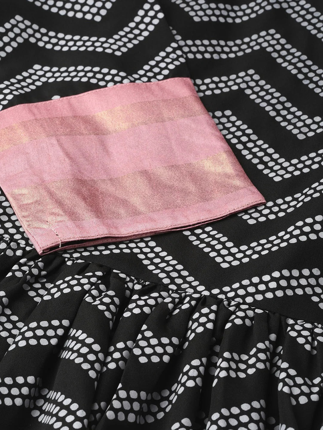 Polka Dot Kurta with Dupatta | Women's Indian Kurta Sets