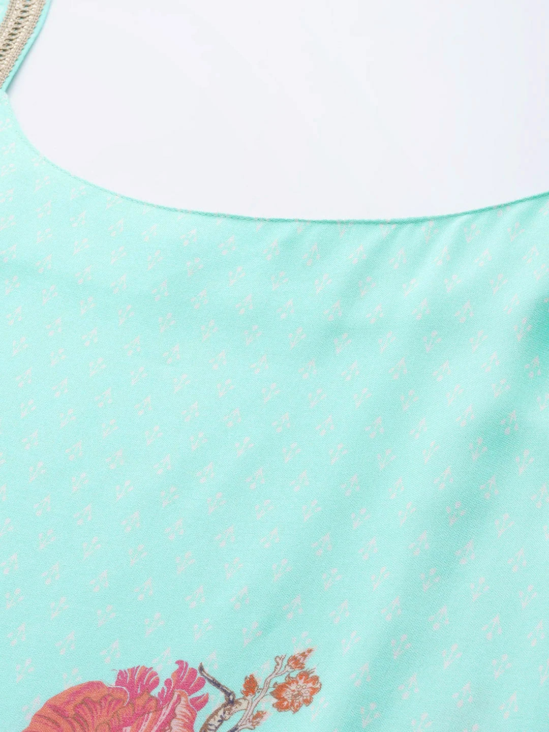 Blue Floral Kurta with Patiala & Dupatta | Women's Kurta Sets