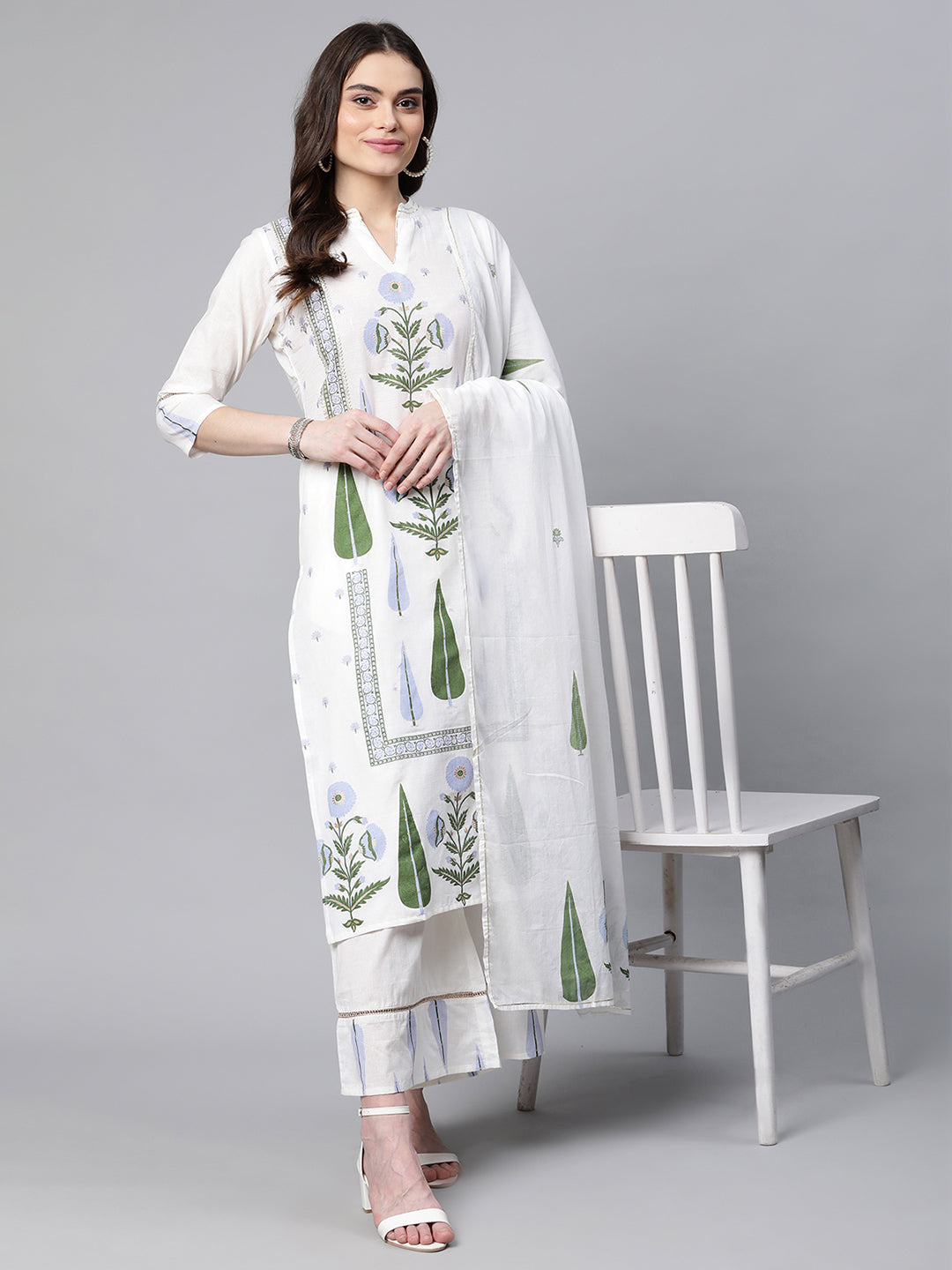 Yellow Cotton Kurta Palazzo Set | Stylish Women's Outfit