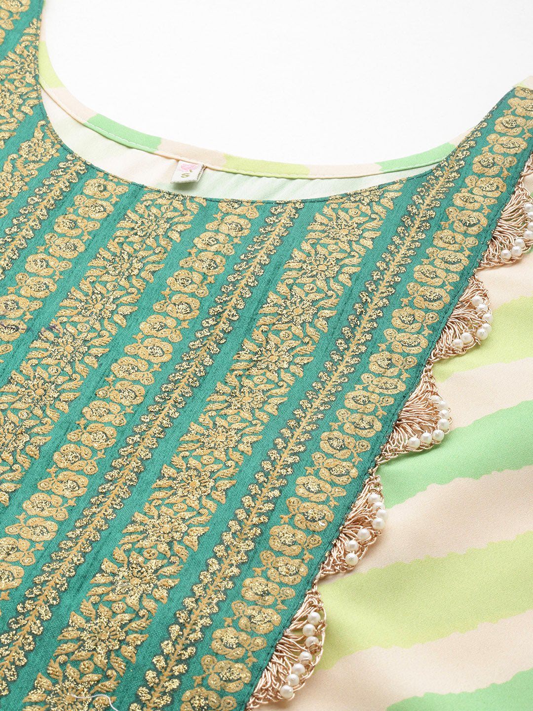 Leheriya Kurta Palazzo Set with Dupatta | Women's Palazzo Sets