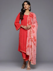 Floral Printed Gotta Patti Kurta With Palazzos & Dupatta-AHKUDUPZ-COMBO-879