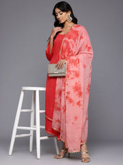 Floral Printed Gotta Patti Kurta With Palazzos & Dupatta-AHKUDUPZ-COMBO-879