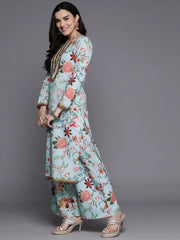 Women Floral Printed Regular Kurta with Palazzos & With Dupatta-AHKUDUPZ-COMBO-933