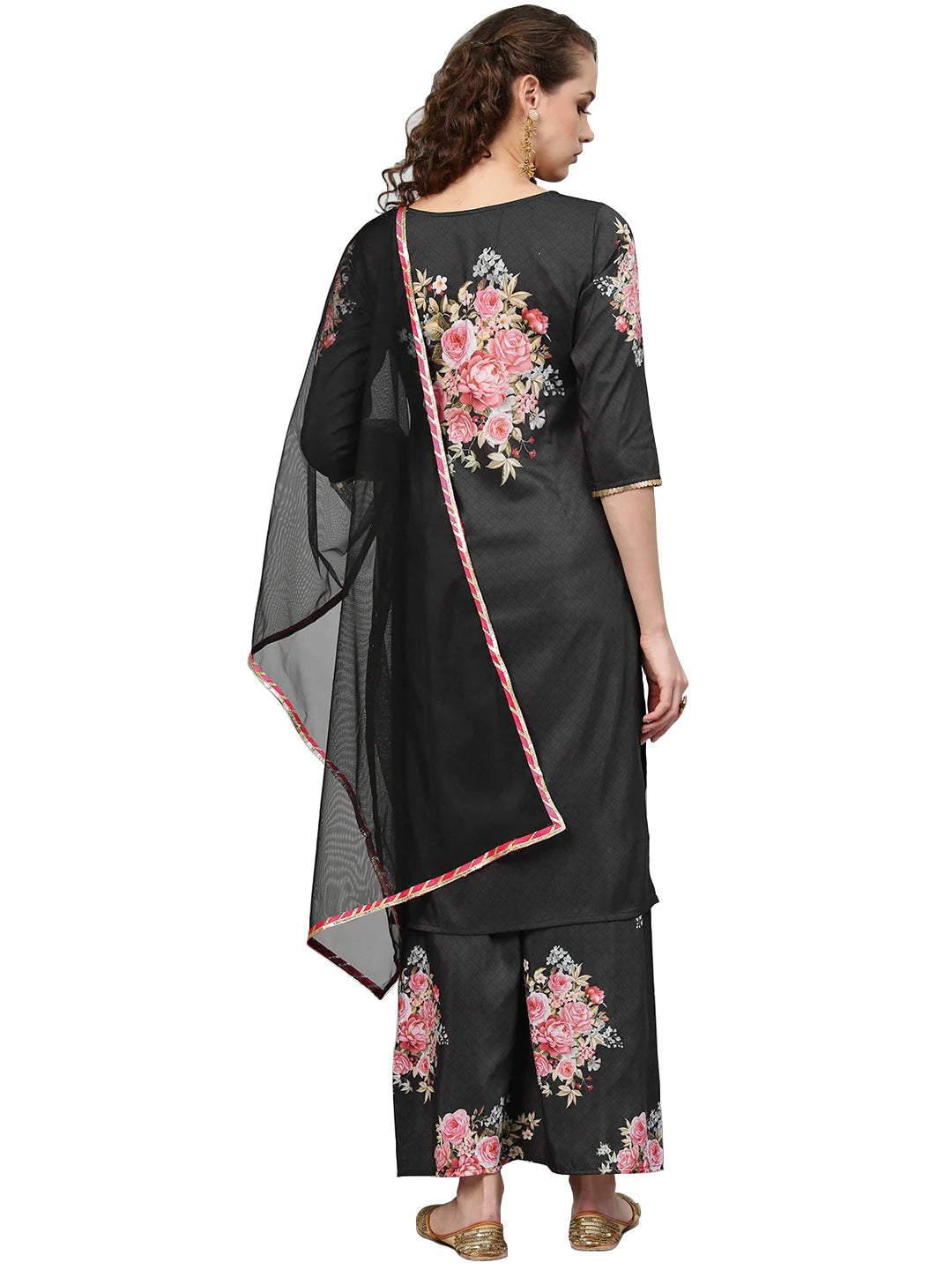 Black Printed Kurta Sets for Women | Stylish Indian Kurtas