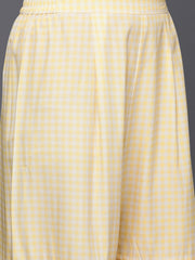 Women Yellow Kurta with Sharara & With Dupatta-AHKUDUSH-COMBO-619-ICH