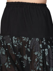 Black & Green Solid Kurta with Harem Pants-AHKUHM-Combo-158