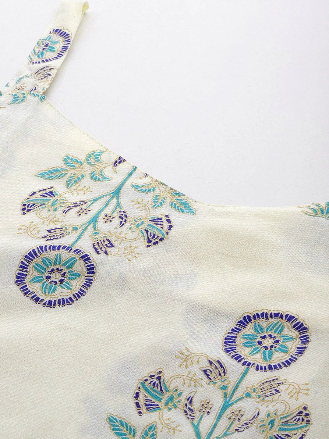 Floral Printed Cotton Kurta Sets with Jacket | Indian Kurtas