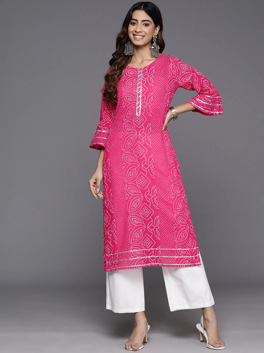 Gotta Patti Velvet Kurta | Indian Kurtas for Women Online