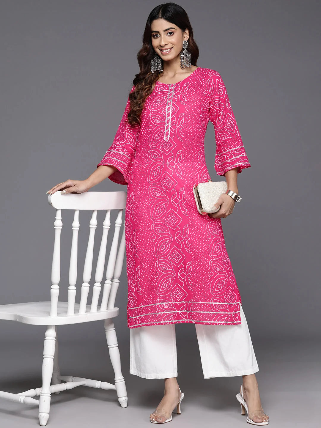 Gotta Patti Velvet Kurta | Indian Kurtas for Women Online