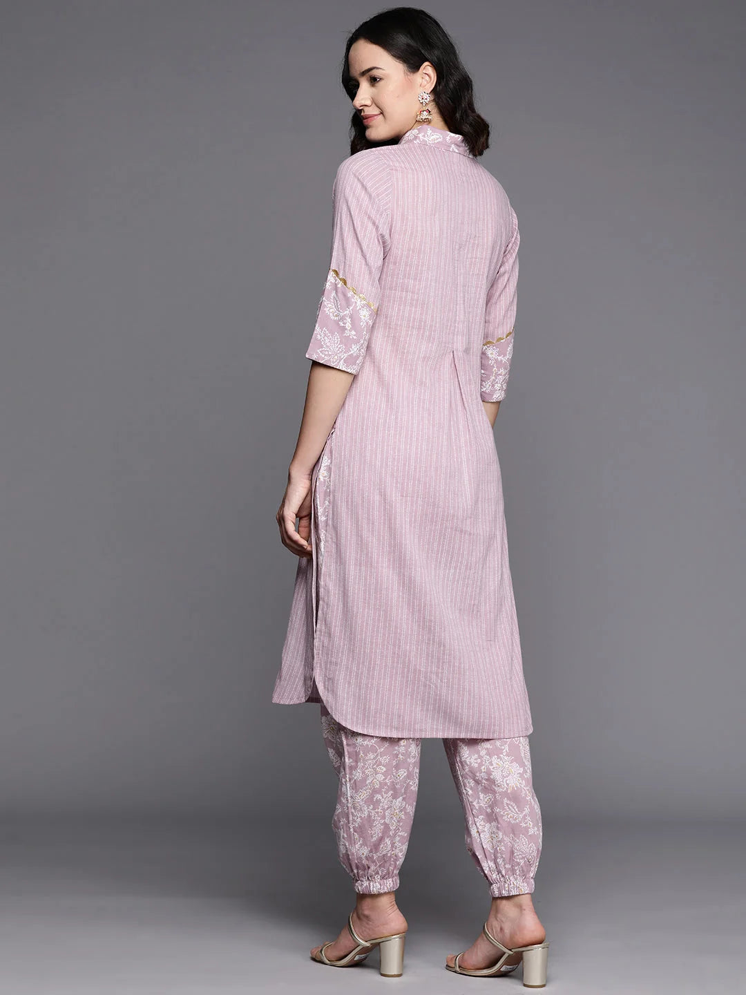 Floral Cotton Kurta Salwar Set | Indian Women's Kurta Sets