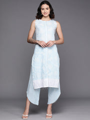 Floral Printed Regular Pure Cotton Kurta With Palazzos-AHKUPN-COMBO-681