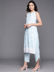 Floral Printed Regular Pure Cotton Kurta With Palazzos-AHKUPN-COMBO-681