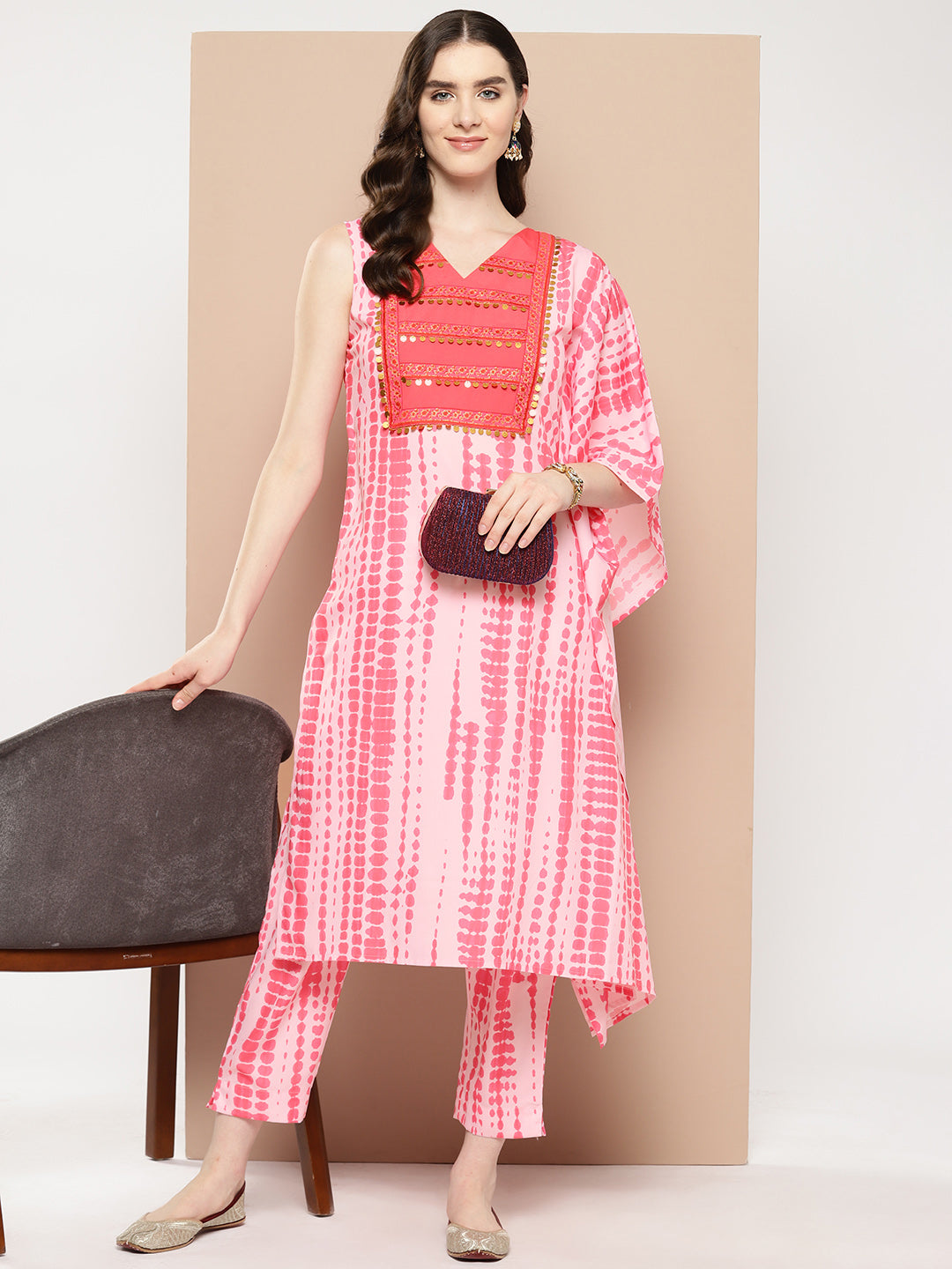 Sequinned Printed Women's Kurta Sets | Indian Designer Kurta