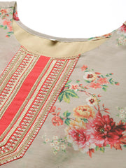 Women Floral Printed Regular Kurta with Trousers-AHKUPN-COMBO-793