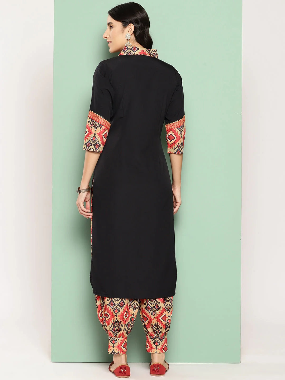 Black Printed Women's Kurta Sets | Indian Kurta Sets