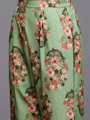Women Floral Printed Regular Kurta with Trousers-AHKUPN-COMBO-848