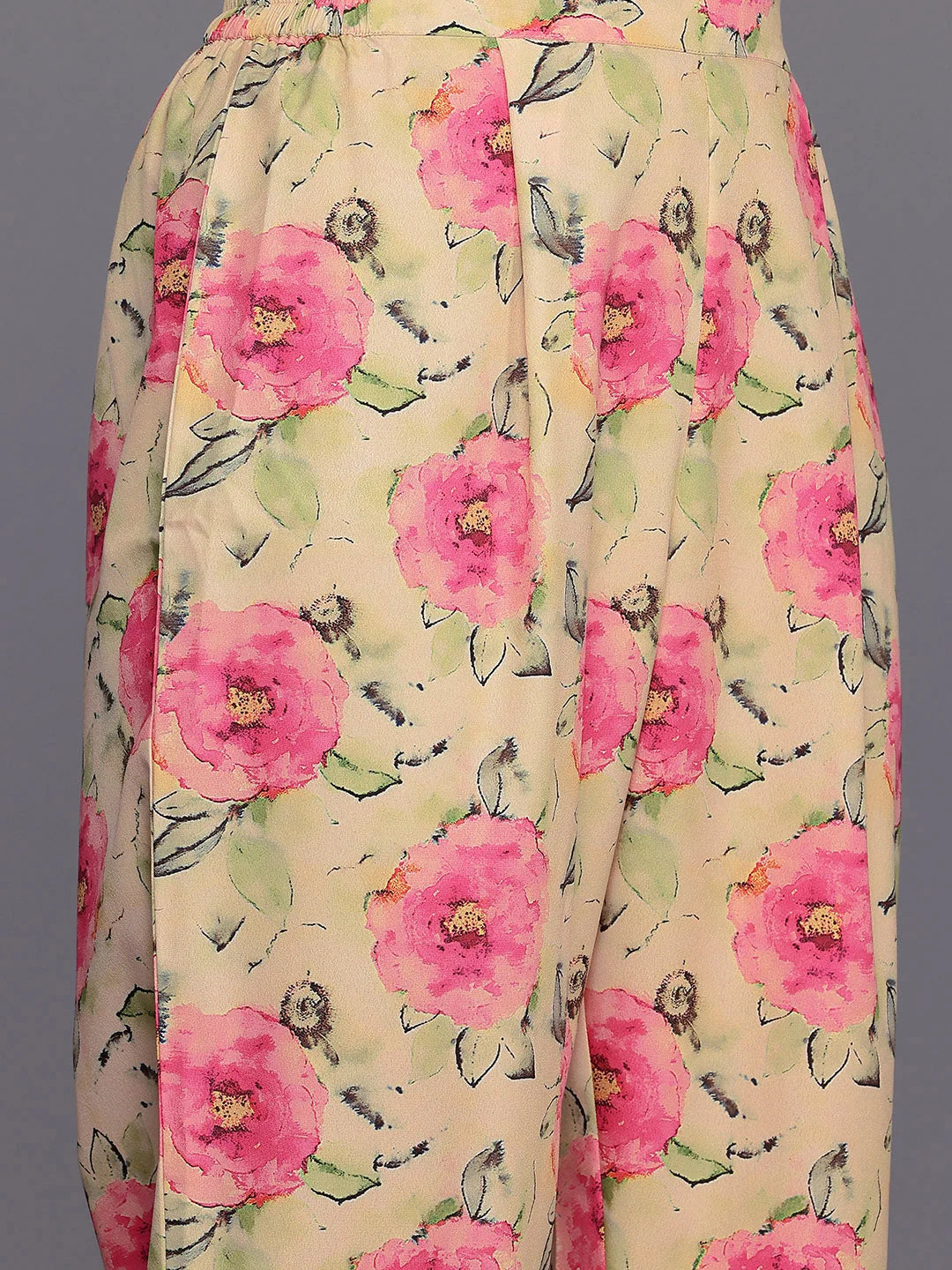 Floral Angrakha Kurta Set | Women's Indian Kurta Sets Online