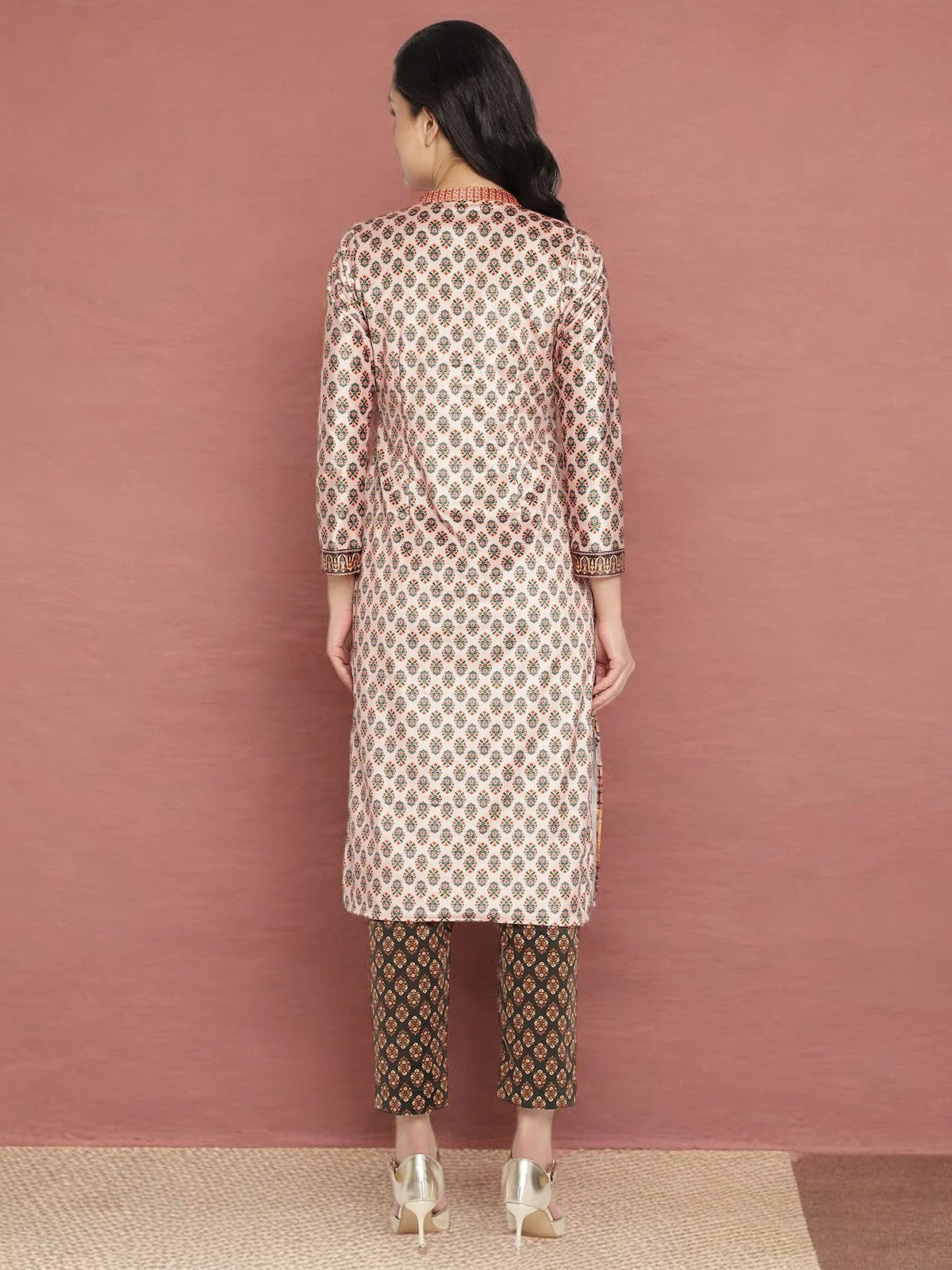 Green Velvet Kurta Pant Set | Stylish Indian Women's Kurta Sets