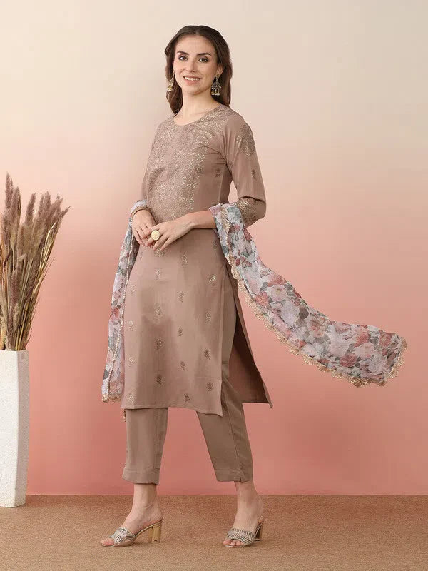 Trendy Kurta and Palazzo Set for Women - Printed Polyester