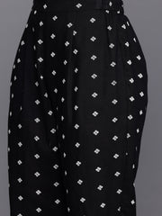 Geometric Printed Kurta with Trousers & With Dupatt