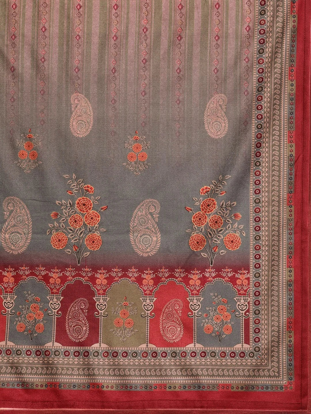 Maroon Velvet Kurta and Palazzo Set with Dupatta | Indian Wear