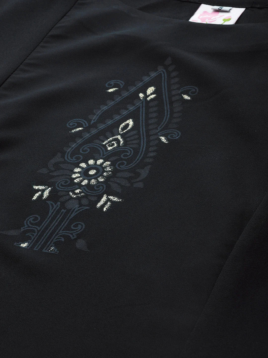 Black Printed Indo Western Co-ord Set For Women | Two Piece Sets