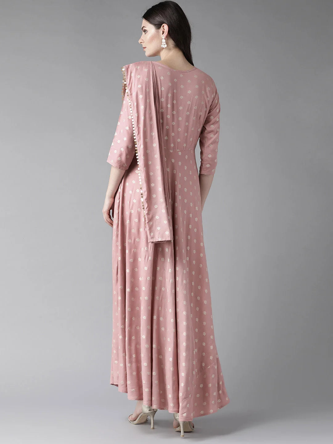 Green & Yellow Maxi Dress: Modern Indian Kurta Inspired Style