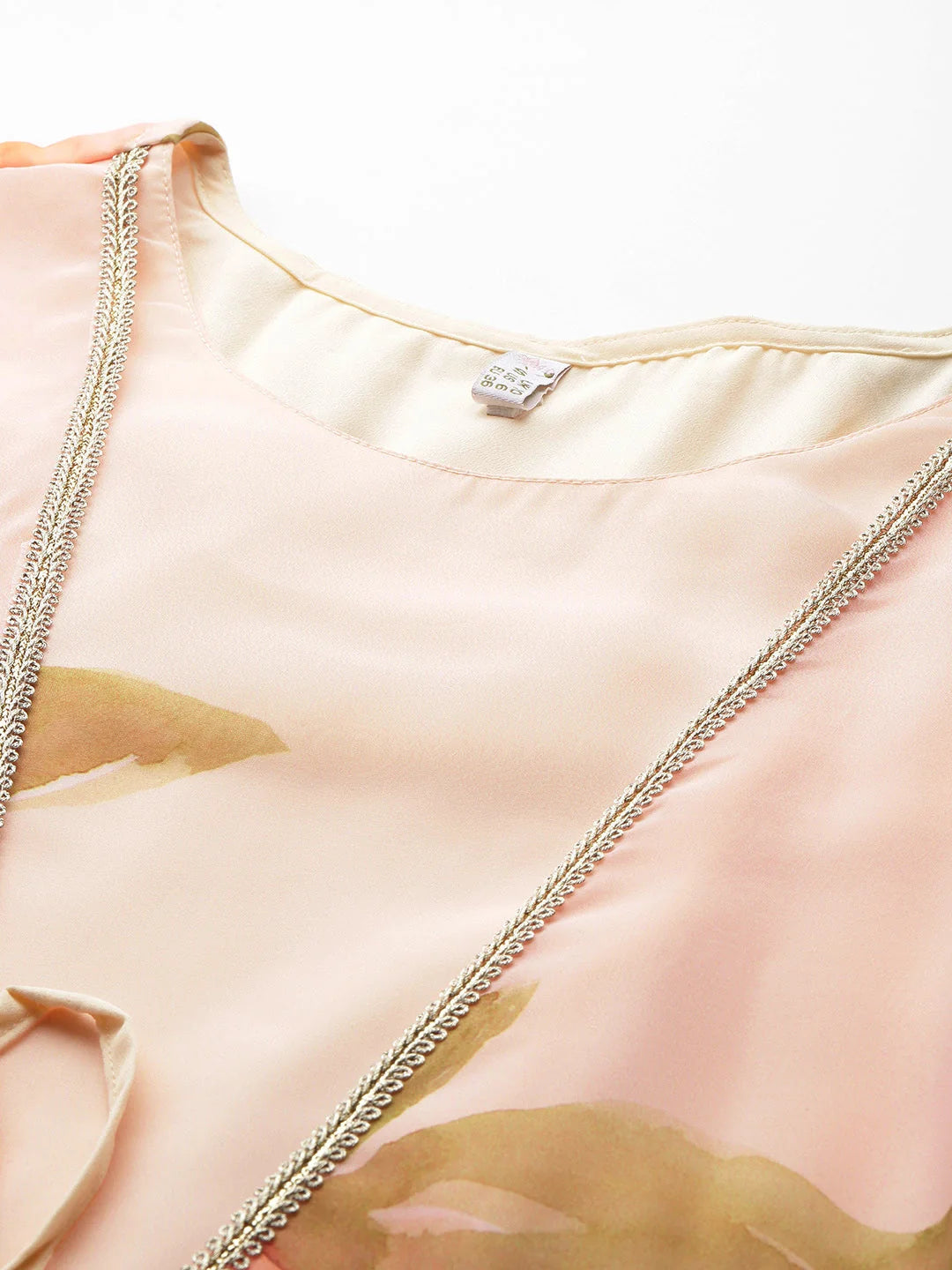 Womens Off White Organza Fusion Kurta Sets-AHKUPZ-COMBO-1126