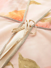 Womens Off White Organza Fusion Kurta Sets-AHKUPZ-COMBO-1126