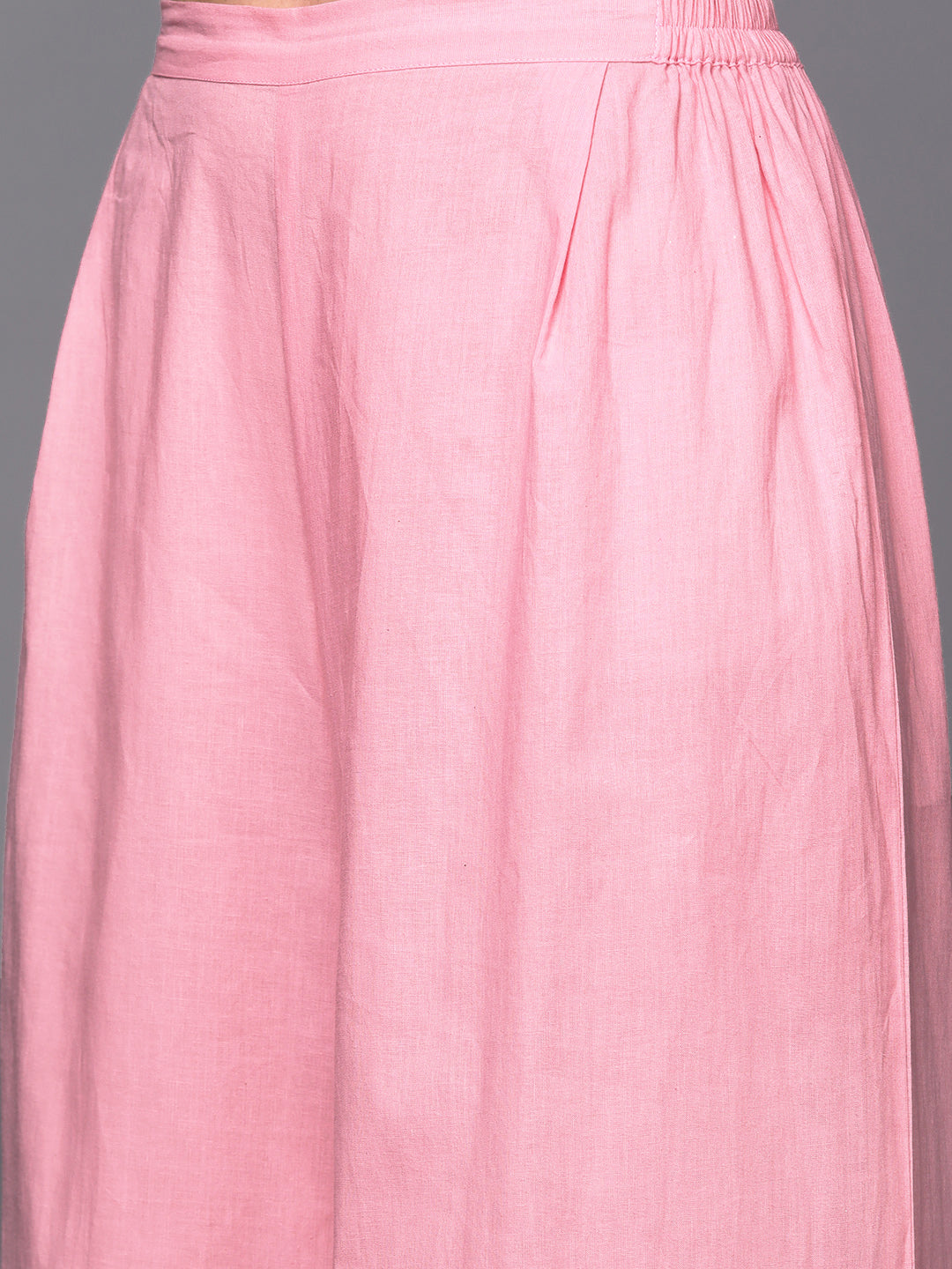 Pink & Gold Anarkali Kurta and Palazzo Set | Women's Fashion