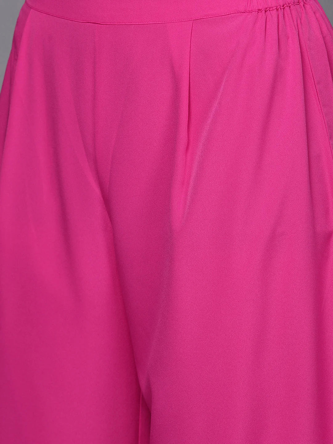 Pink Floral Kurta Palazzo Set | Women's Palazzo Pants Outfit