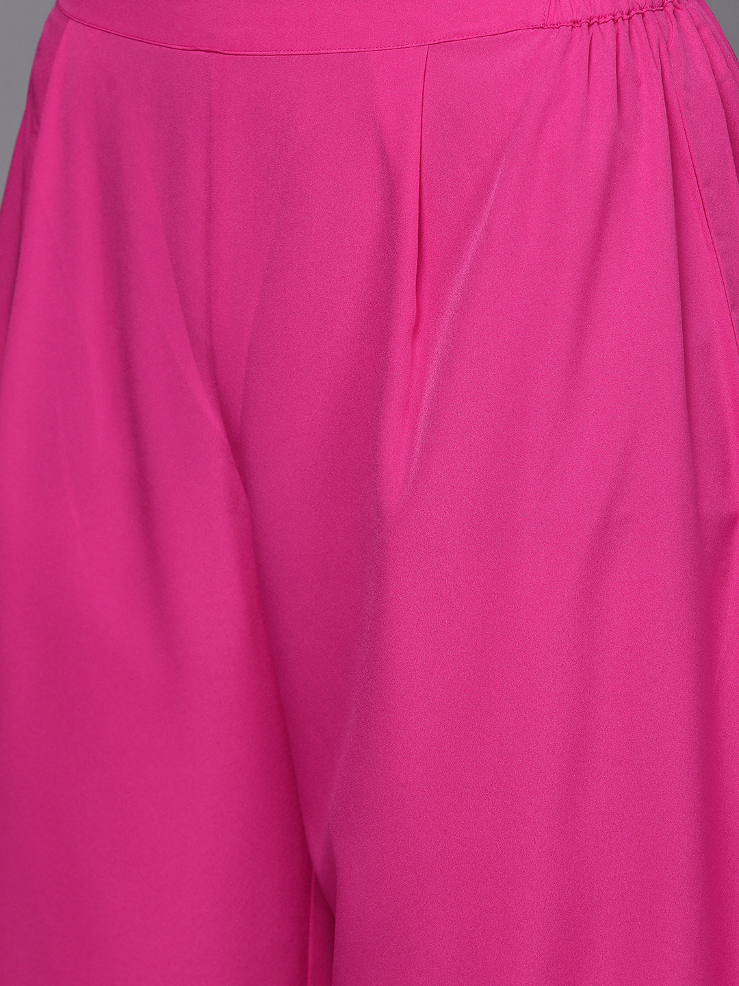 Pink Floral Kurta Palazzo Set | Women's Palazzo Pants Outfit
