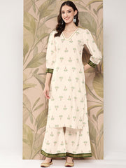 Women Floral Printed Regular Gotta Patti Kurta with Palazzos-AHKUPZ-COMBO-644-ICH