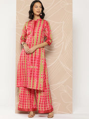 Women Printed Regular Kurta with Palazzos-AHKUPZ-COMBO-662-ICH