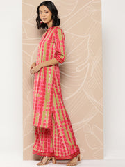 Women Printed Regular Kurta with Palazzos-AHKUPZ-COMBO-662-ICH