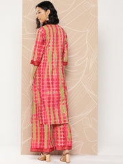 Women Printed Regular Kurta with Palazzos-AHKUPZ-COMBO-662-ICH