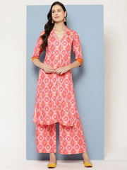 Women Ethnic Motifs Printed Regular Gotta Patti Kurta with Palazzos-AHKUPZ-COMBO-697