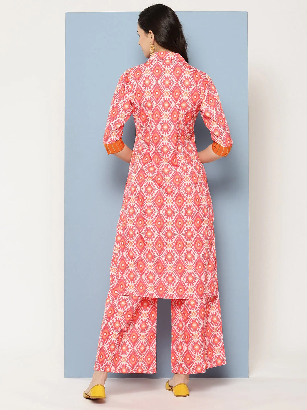 Ethnic Kurta Palazzo Set | Women's Printed Palazzo Pants Outfit