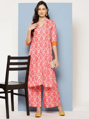 Women Ethnic Motifs Printed Regular Gotta Patti Kurta with Palazzos-AHKUPZ-COMBO-697