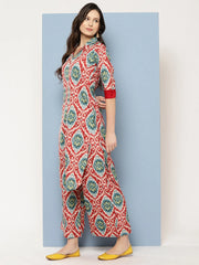 Women Ethnic Motifs Printed Regular Gotta Patti Kurta with Palazzos-AHKUPZ-COMBO-730-ICH