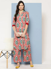 Women Ethnic Motifs Printed Regular Gotta Patti Kurta with Palazzos-AHKUPZ-COMBO-730-ICH