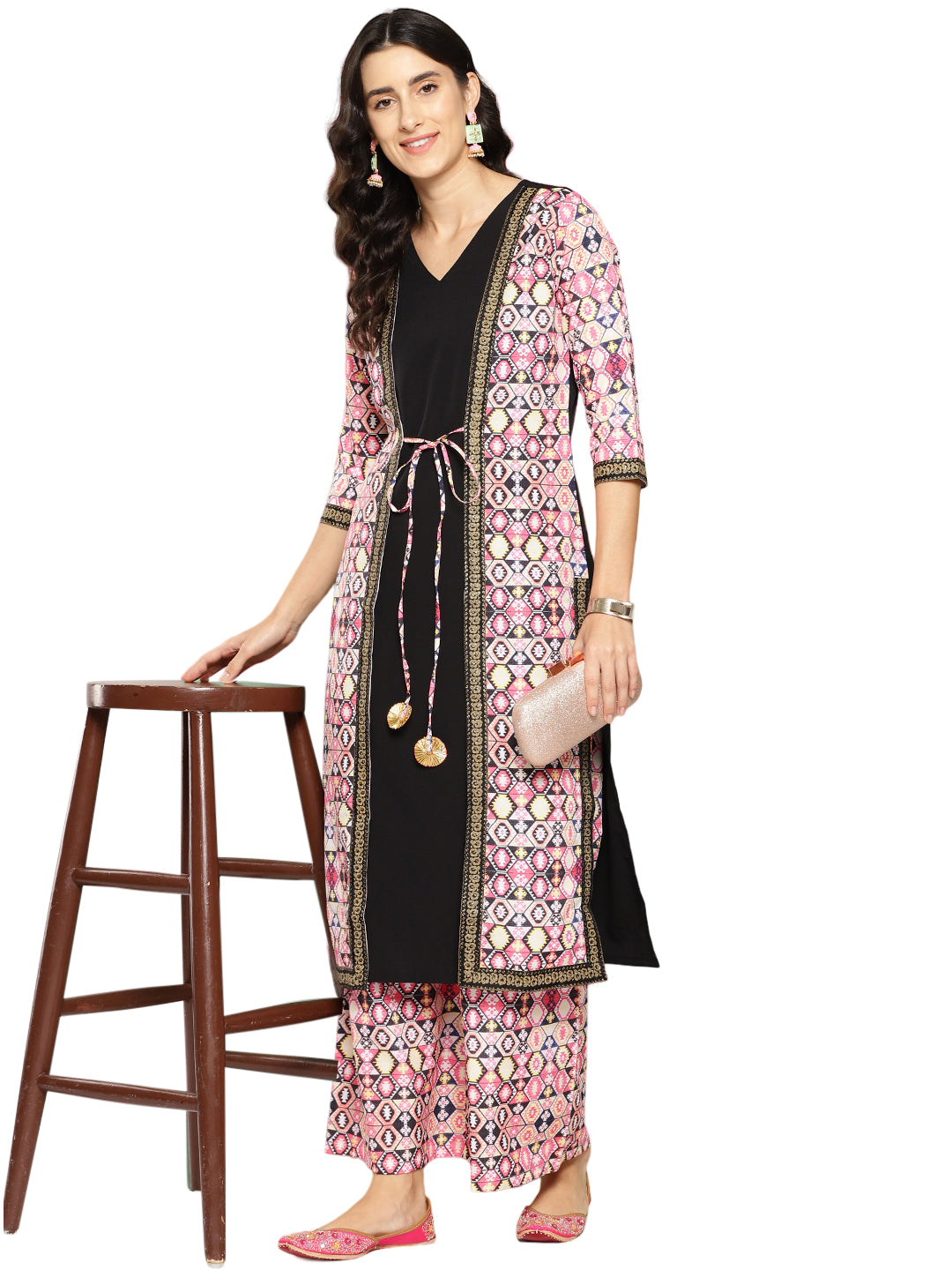 Printed Kurta Palazzo Set - Stylish Women's Outfit Online