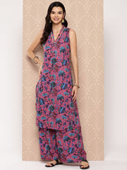Women Floral Printed Regular Kurta with Palazzos-AHKUPZ-COMBO-844-ICH